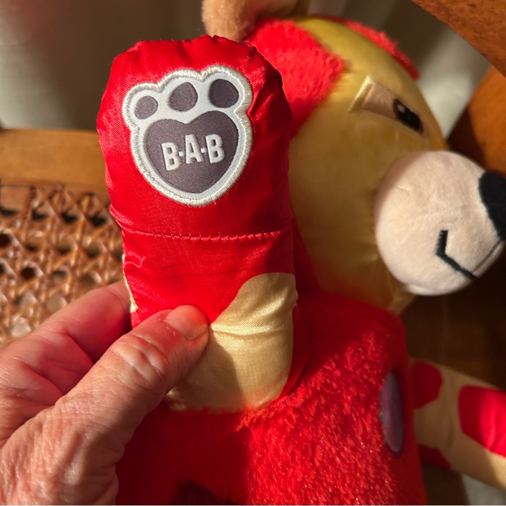 Build a Bear Iron Man Marvel plush w light up paw - Picture 2 of 7
